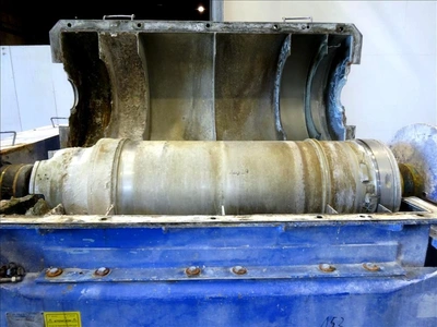 (2) Sharples P3400 Super-D-Canter centrifuges, 316SS.