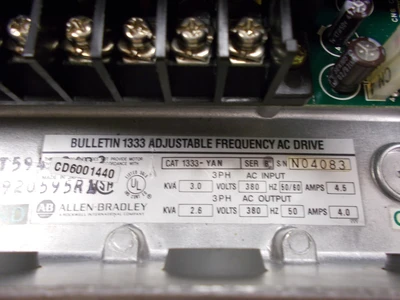 USED Allen-Bradley CAT: 1333-YAN