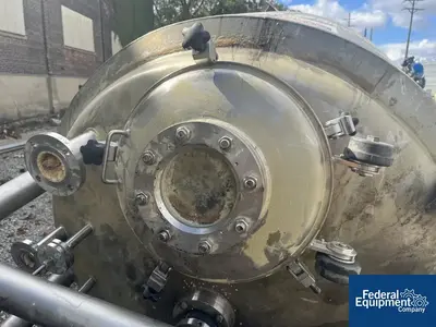 USED Stainless Fabrication 650 Gal SFI Twin Motion Kettle, 304 S/S, 15/150#