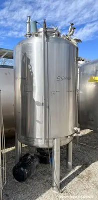 IAF 300 Gallon 316 Stainless Steel Agitated Fermentor / Reactor