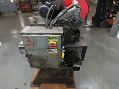 L & J No 18 Mechanical Punch Press 18 Ton 2.5" Stroke 6.25 Throat 230/460V