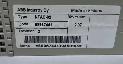 Used ABB NTAC-02 Motion Controls Ohio US | Surplus Asset Holdings #1236794