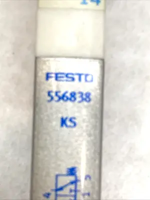 USED FESTO SOLENOID VALVE 2X3/2-WAY MONOSTABLE 10MM 24VDC 556838