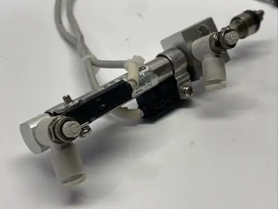 CDJ2RA10-45-C73 | SMC  Pneumatic Cylinder 10mm Bore 45mm Stroke w/2x D-C73 - Used