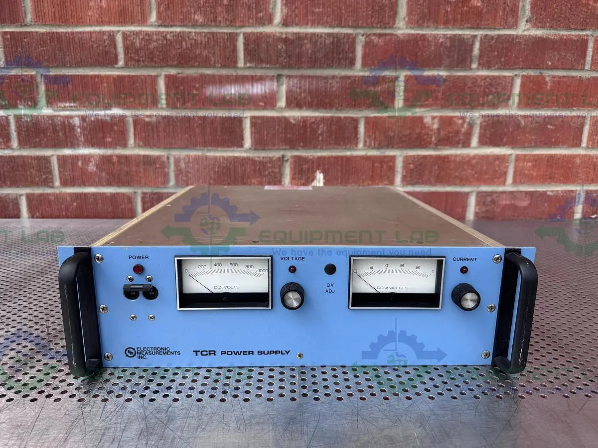 USED ELECTRONIC MEASUREMENTS 1000S1-1 TCR POWER SUPPLY 0-1000 DC VOLTS