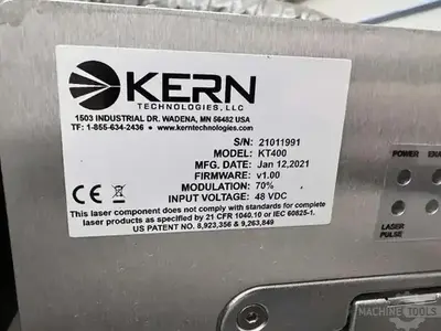 Used 2020 KERN KER52100-KT-400 Laser Markers Illinois US | Perfection Global, LLC. #1547889