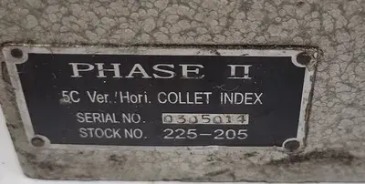 USED PHASE II 5C COLLET FIXTURE