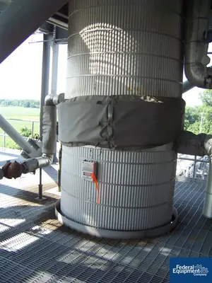 USED Buss ChemTech 320 Sq Ft Buss SMS Thin Film Evaporator, 316L S/S, 32/180#