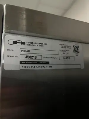 Used CARTER-HOFFMAN PHB495 Hot Food Warming, Holding, & Transport Cabinets Florida US | BAM Discount Restaurant Equipment #1390549