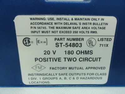 IMO Gems Sensors ST-54803 Positive Two Circuit 20V, 180OHMS *NEW*