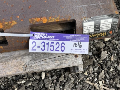 Used WOLVERINE QMP1-16-10T QUICK ATTACH MOUNTING PLATE Construction Equipment Parts Michigan US | Miedema Asset Management Group #1487929