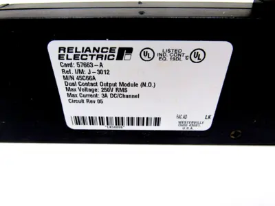 NEW RELIANCE ELECTRIC 45C66A OUTPUT MODULE