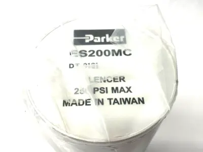 USED PARKER SILENCER/MUFFLER 2" NPT ALUMINUM, HFMA-200