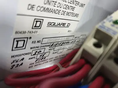 USED SQUARE D MODEL 6