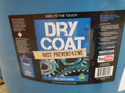 (4) 55 GALLON DRUMS OF DRYCOAT RP-55 RUST PREVENTATIVE: STOCK #16782