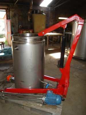 225 L S/S Electrically Heated Jacketed Cooker Tank