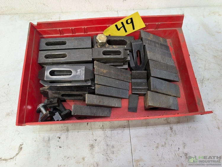 Used _UNKNOWN_ HOLD DOWN HARDWARE IN BIN Clamps Illinois US | Heath Industrial Auction Services #1546796