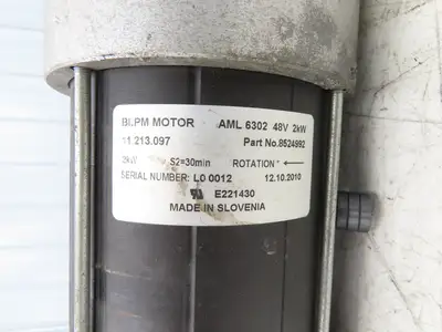 Yale 8524992 Forklift Hydraulic Steering Pump Motor 48V 2kW Off ERC100HHN48TV096
