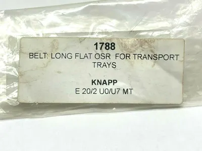 1788 | Knapp  Belt Flat OSR E 20/2 U0/U7 MT - New Other