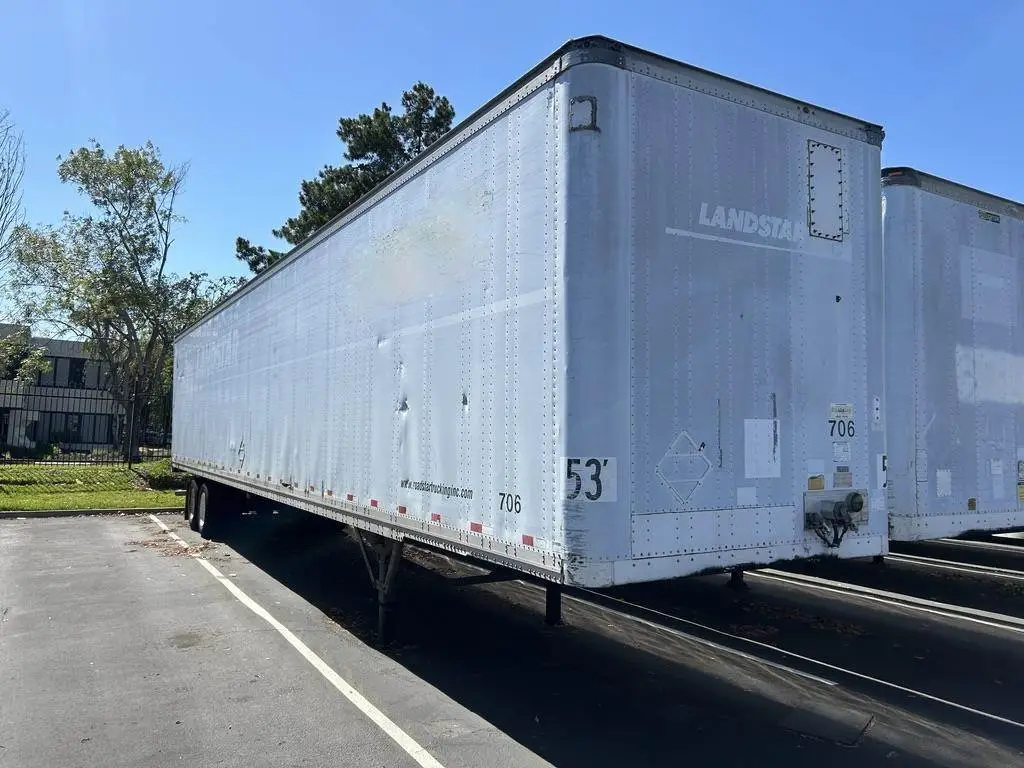 2001 Strick 53 ft Dry Van Trailer - Swing Door