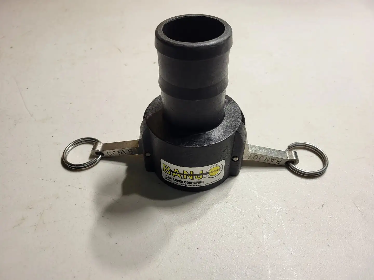200C Polypropylene Cam Lever Type C Coupling 2" Female Coupler x 2" Hose Barb