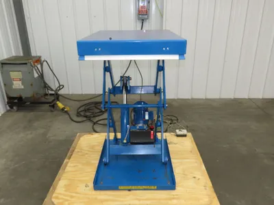 Hymo CXX4-8 Hydraulic Scissor Lift Table 400kg 880lb 36" Travel 24x31" 240V 3Ph