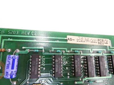 USED GOULD MODICON AS-203P-000 I/O CONTROL BOARD AS203P000 ASSY S203 REV C8
