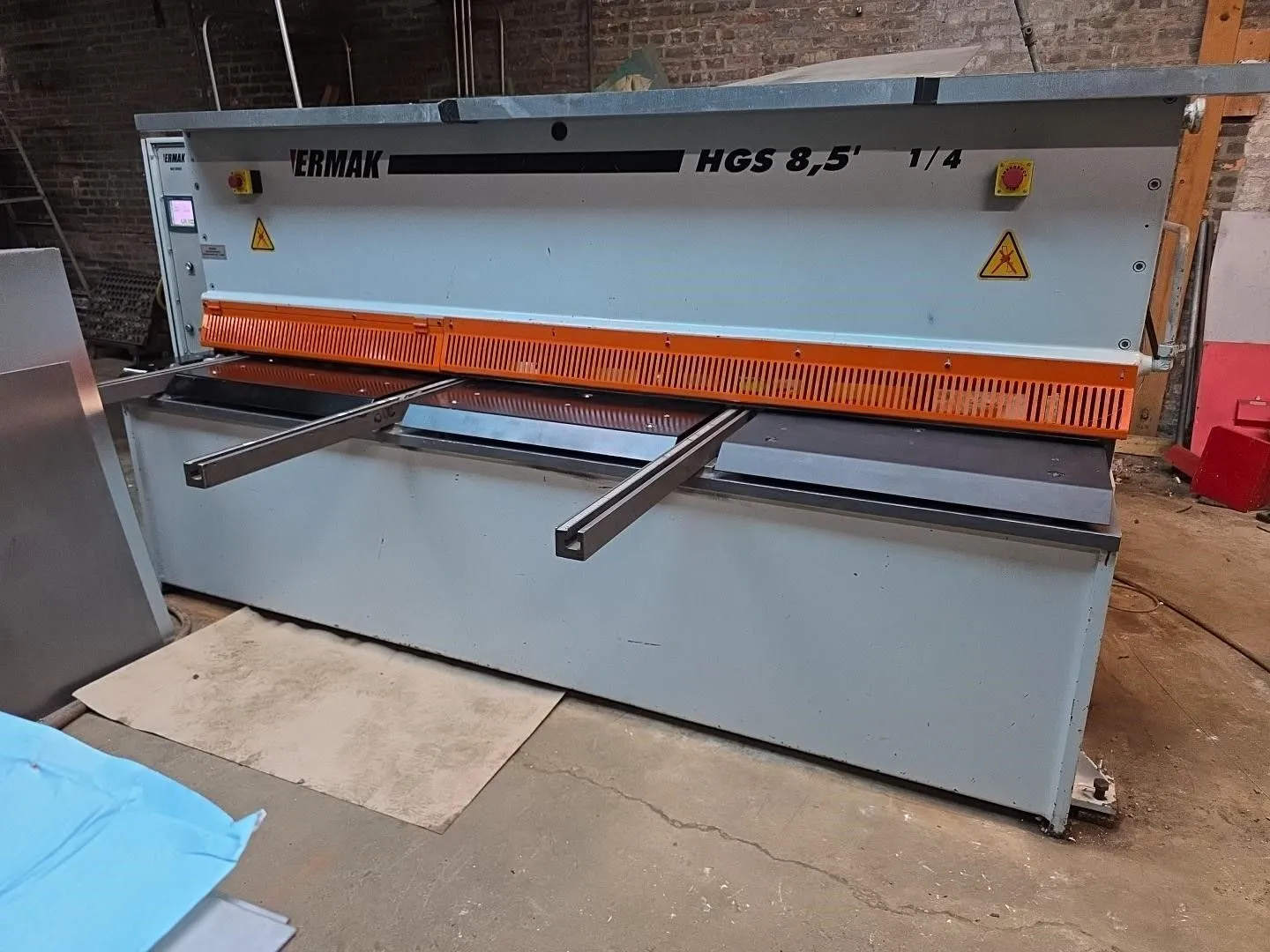 Used 2013 ERMAK HGS 8.5" x 1/4" Power Squaring Shears (Inch) Illinois US | Asset Exchange Corporation #1404254