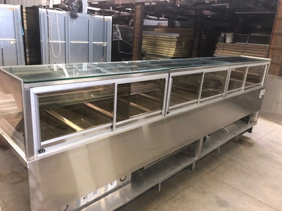 17-0080 Barker SB312R Remote 12' Hot/Cold Salad Buffet Bar