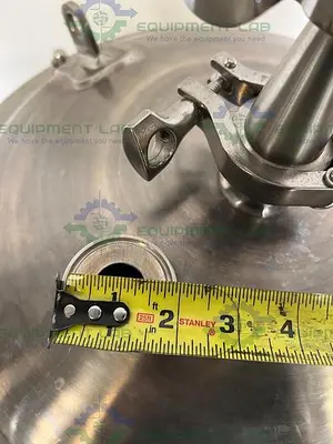 USED STEEL PRO T-2021 SB-575 CORROSION RESISTANT TANK 15 PSI W/ VALVE & GAUGE