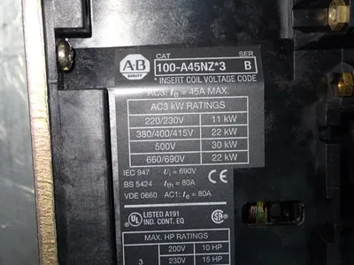 New | in-Stock ALLEN BRADLEY 100A45NZ3 Starters Ohio US | HGR 24 #878484