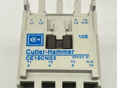 USED CUTLER HAMMER SER B1 CONTACTOR IEC 3-POLE 12A 600V