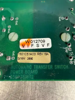 Aut. Transf Switch Power Board 256P780H12 7801C51A03 (5.4.5)