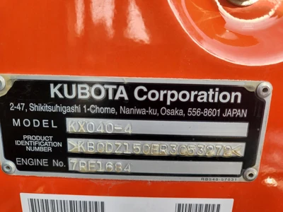 Used 2024 KUBOTA KX040-4 Crawler Excavators - Mini | Abele Tractor #1342816