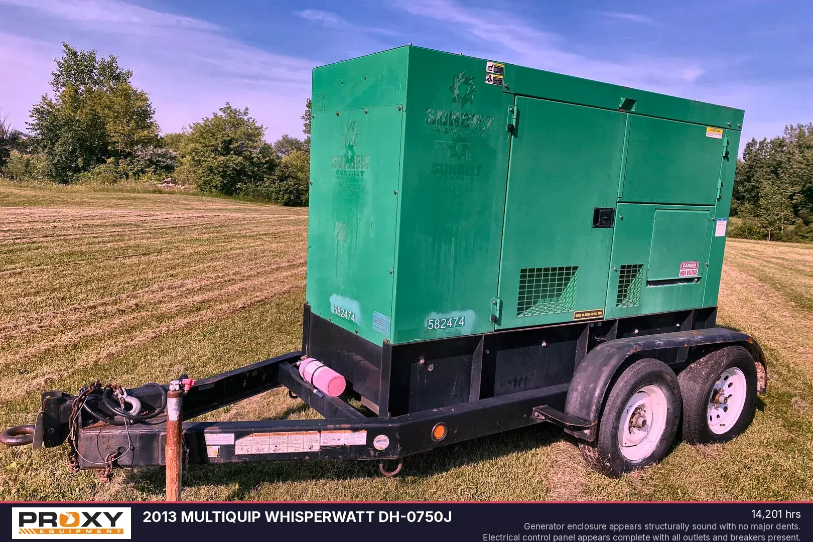 Used 2013 MULTIQUIP WHISPERWATT DH-0750J Portable Generators Wisconsin US | Proxy Equipment #1385038