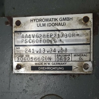 USED Rexroth AA4VG28EP21/30R-PSC60F001D