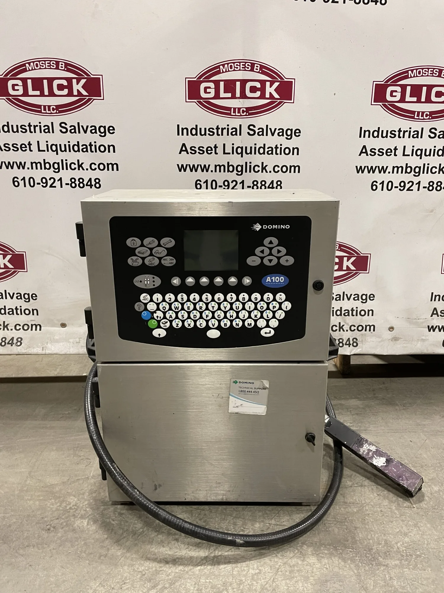 Domino A100 Continuous Inkjet Printer 100-120/200-240V