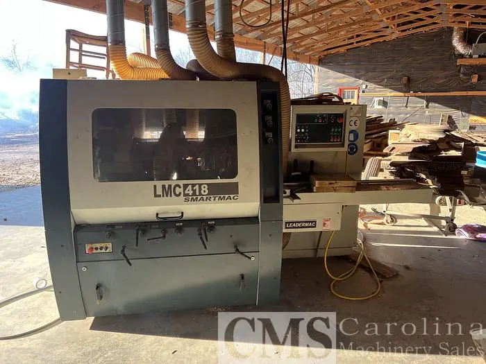 Used 2019 LEADERMAC LMC-418S 4-HEAD MOULDER Woodworking Moulders | CAROLINA MACHINERY SALES #421164