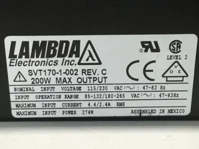 USED LAMBDA SVT170-1-002