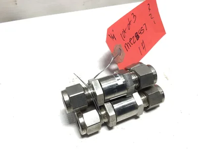 Swagelok Stainless Steel Poppet check valve 1 PSIG CRACK PRESSURE