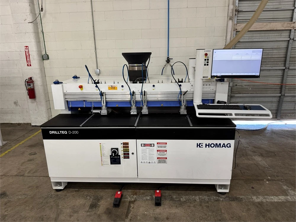 Used 2023 HOMAG "DRILLTEQ D-200" Flexible Drilling and Inserting Machines Texas US | MachineryMax #1488401