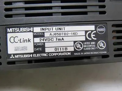 Mitsubishi Melsec  AJ65BTB2-16D CC-link Input Unit 24Vdc 7mA