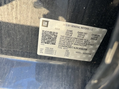 USED 2018 CHEVROLET TAHOE