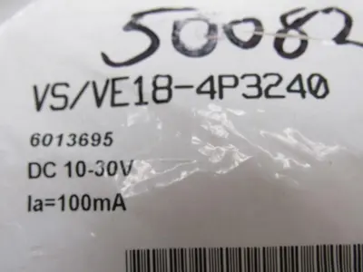 Sick VS/VE18-4P3240 M18 x 1 Through Beam Photoelectric Sensor 0m-14m Range