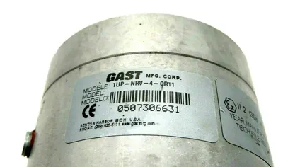 NEW GAST 1UP-NRV-4-GR11 GEAR MOTOR 1UPNRV4GR11
