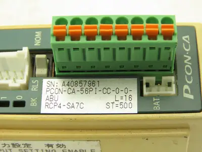 IAI PCON-CA-56PI-CC-0-0-ABU ROBO Cylinder Position Controller PowerCON 150 24VDC