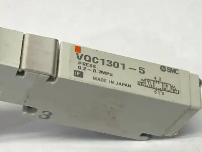 VQC1301-5 | SMC  Pneumatic Solenoid Valve 5-Port - Used