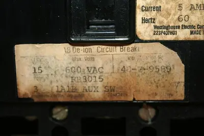 USED WESTINGHOUSE 4979D06G03