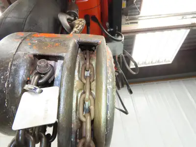 CM Model M Cyclone 1 Ton 2000Lb Manual Chain Fall Hand Hoist 39' Lift