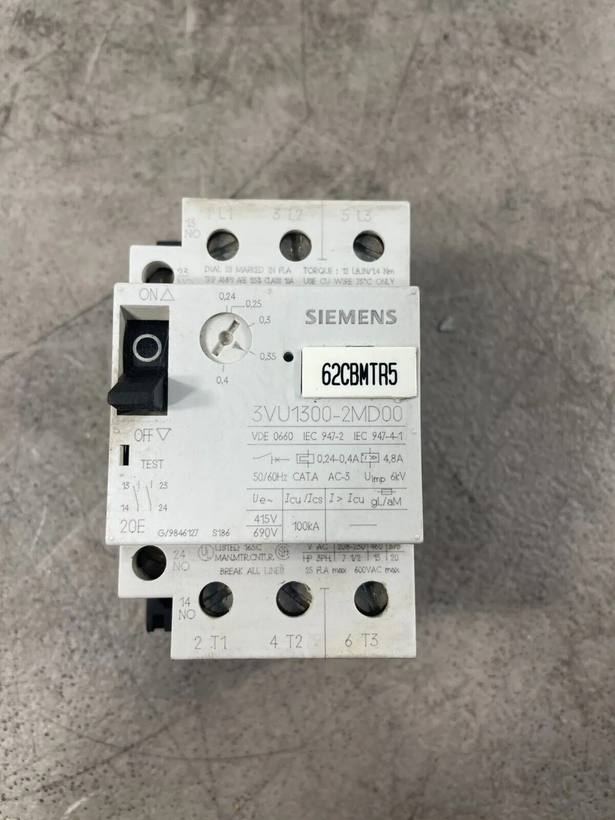 USED Siemens Siemens 3VU1300-2MD00